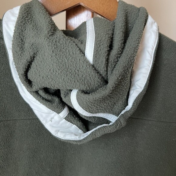 All In Motion Womens Large Jacket Solid Green 1/2 Zip Pullover Hooded Pockets - Picture 6 of 9